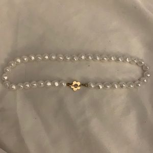 Pearl flower necklace
